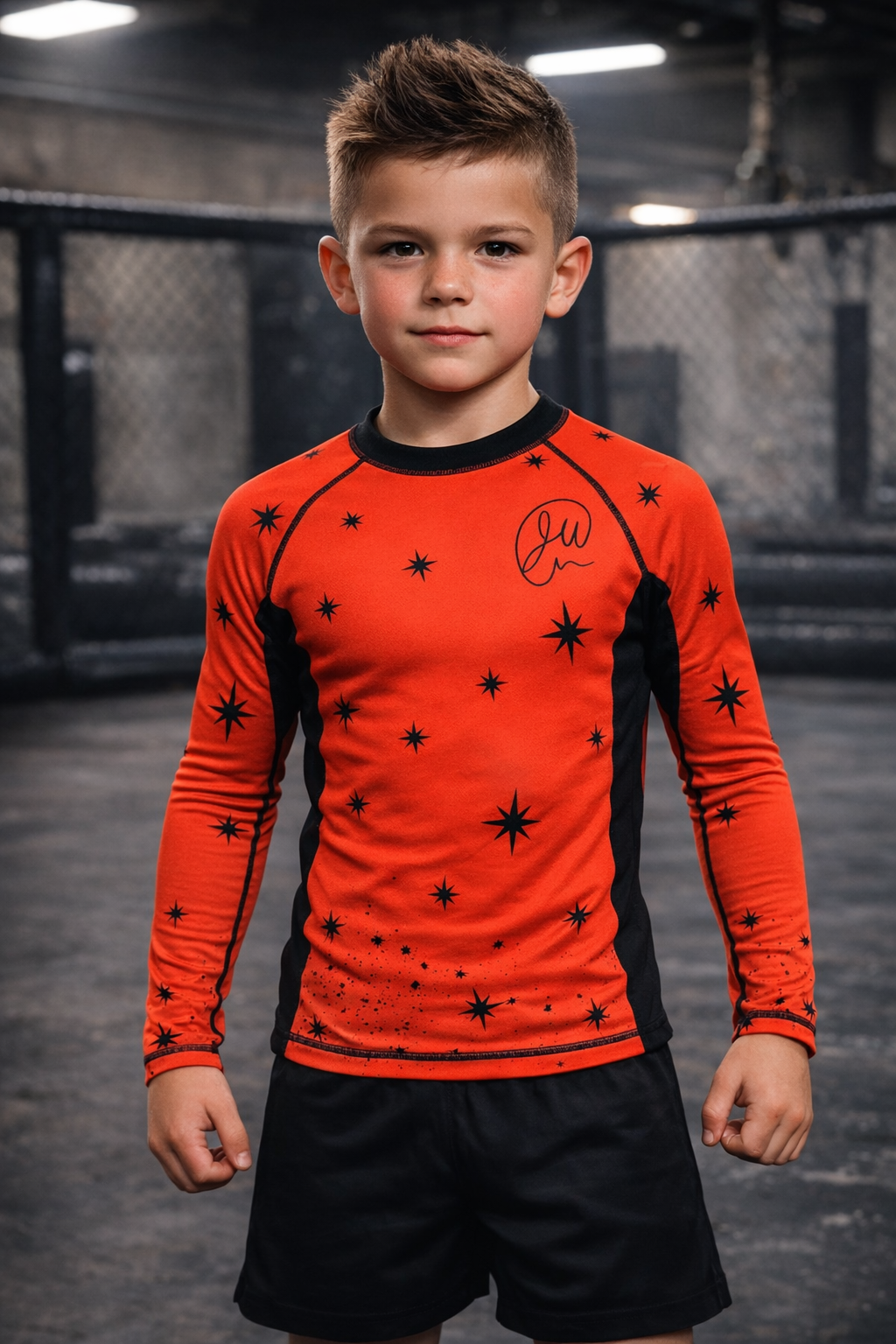Youth Sanguine Red Team Wells Rashguard