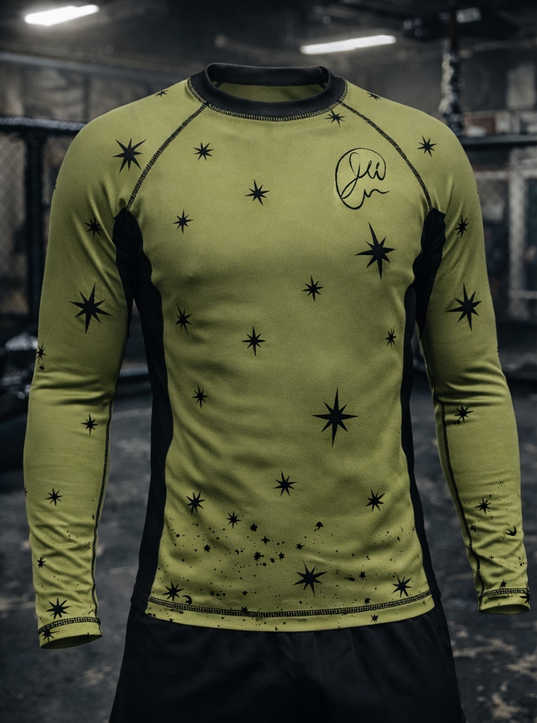 Youth Army Green Team Wells Rashguard