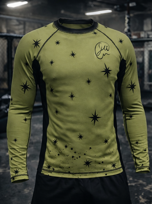 Youth Army Green Team Wells Rashguard